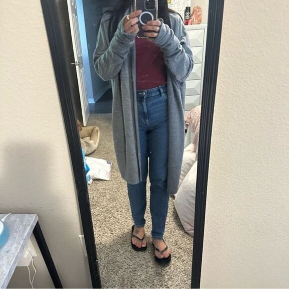 Lululemon Sit In Lotus Wrap II Sz 8 In Heathered Grey Sage - Picture 12 of 15